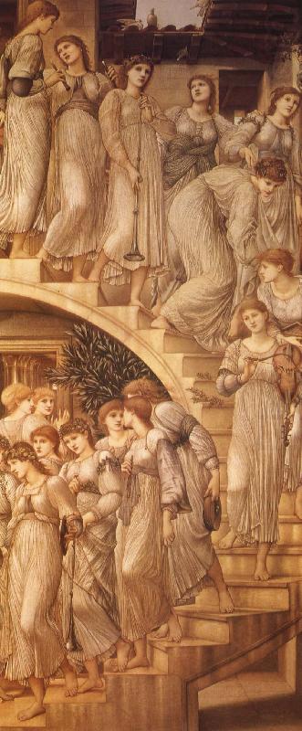 Sir Edward Coley Burne-Jones The Golden Stairs oil painting picture